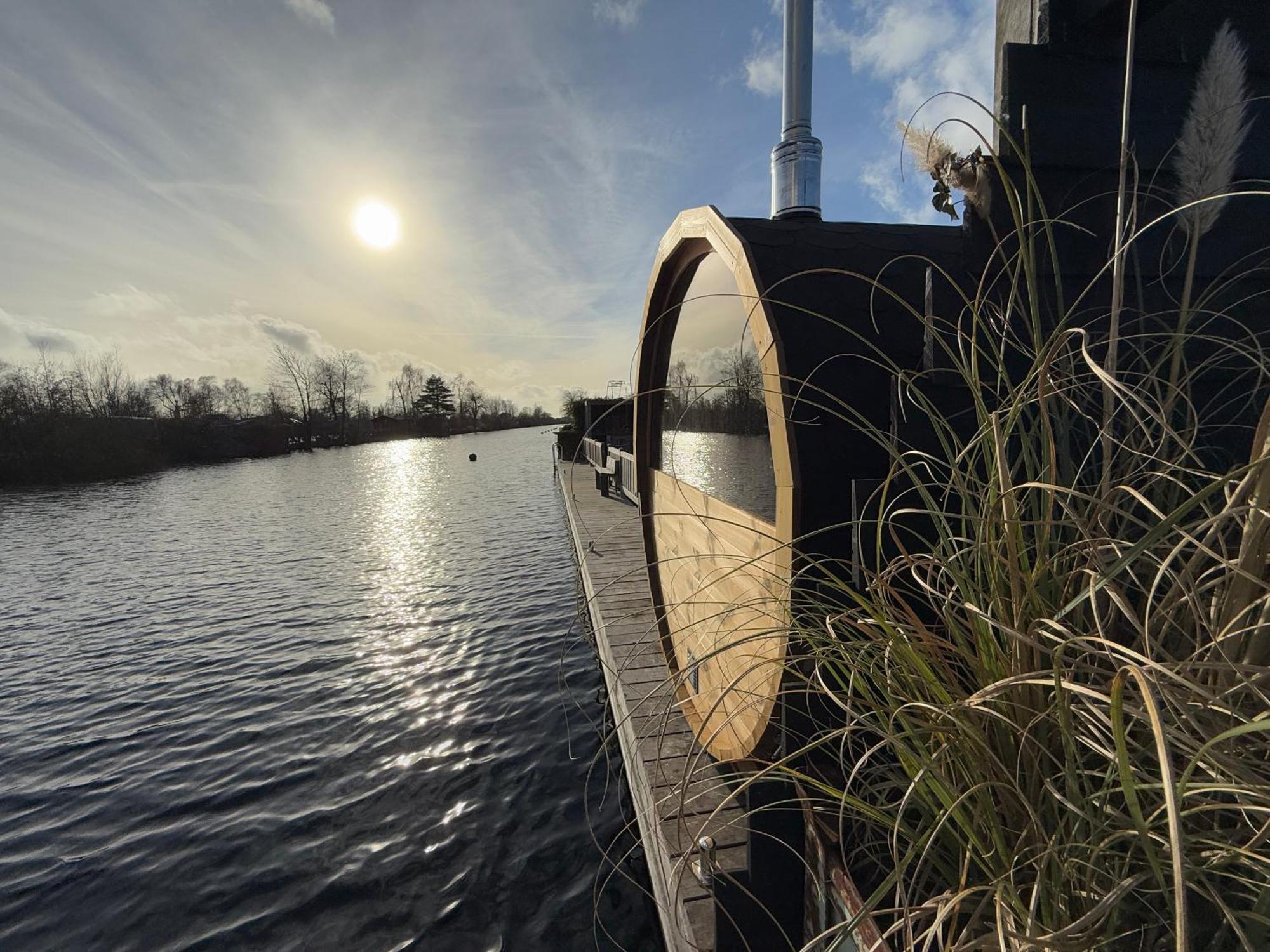 New - Private Residence With Sauna - On A Lake Near Amsterdam فِنْكِفين المظهر الخارجي الصورة